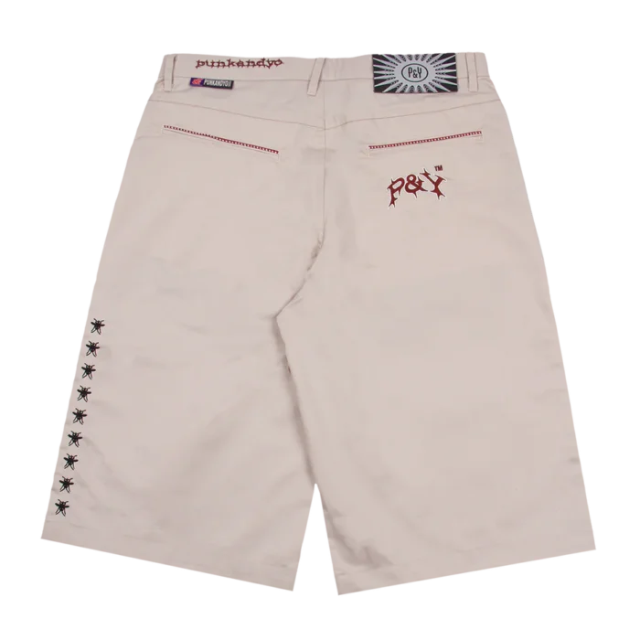 PUNKANDYO BEIGE CHINO SHORTS