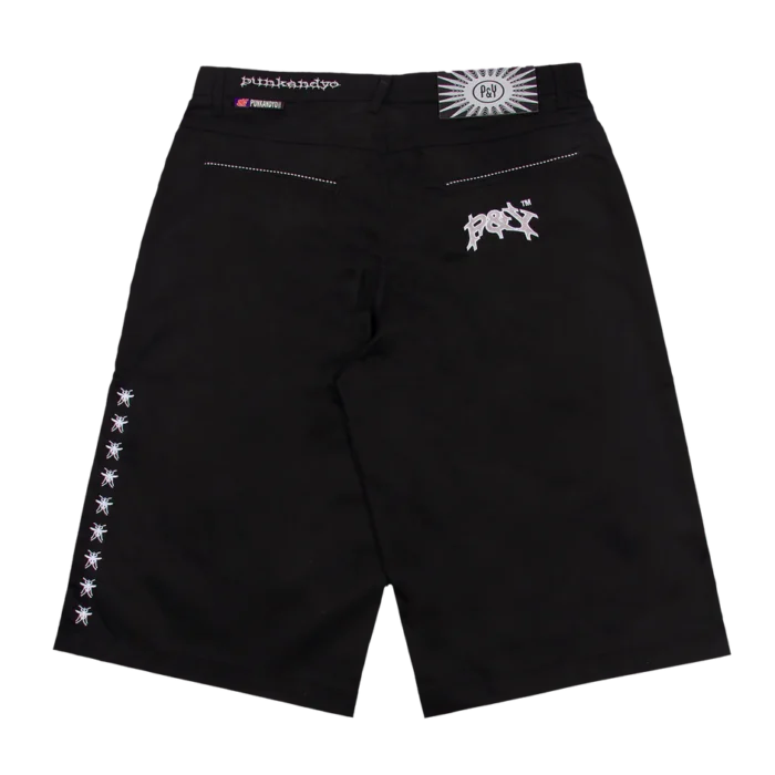 PUNKANDYO BLACK CHINO SHORTS